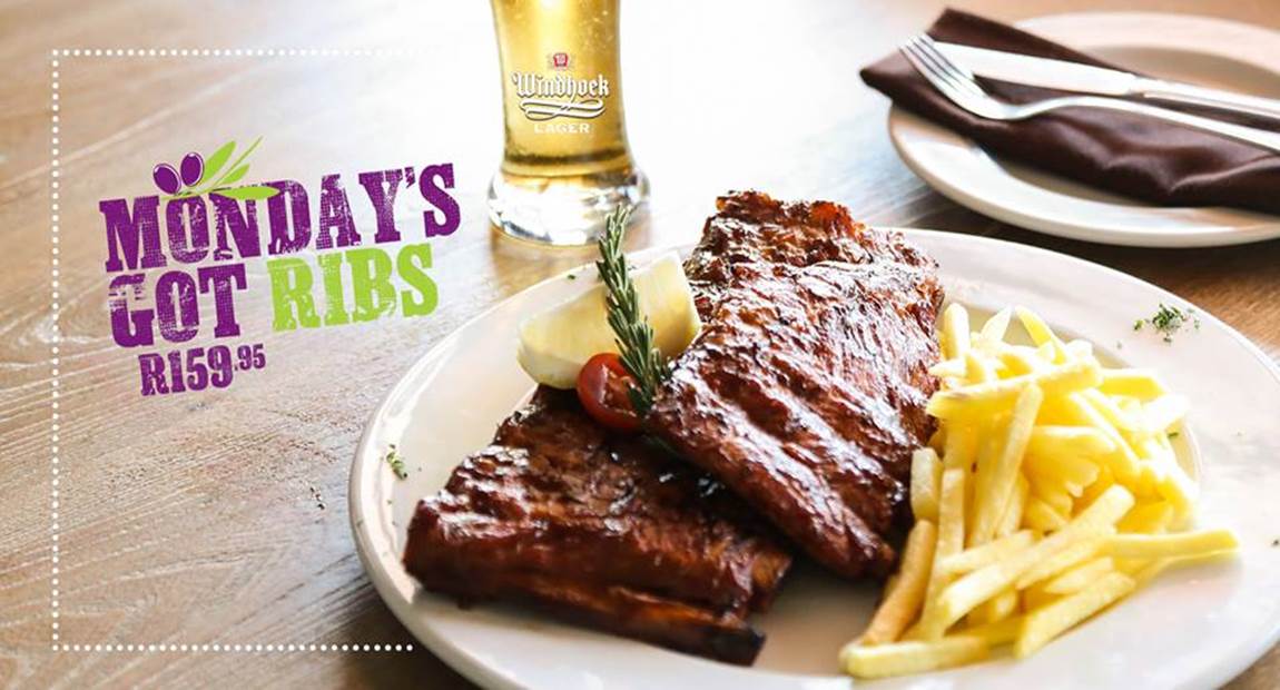 Ribs & Beer Special at Olive & Oil Durban Restaurants FoodBlogDBN