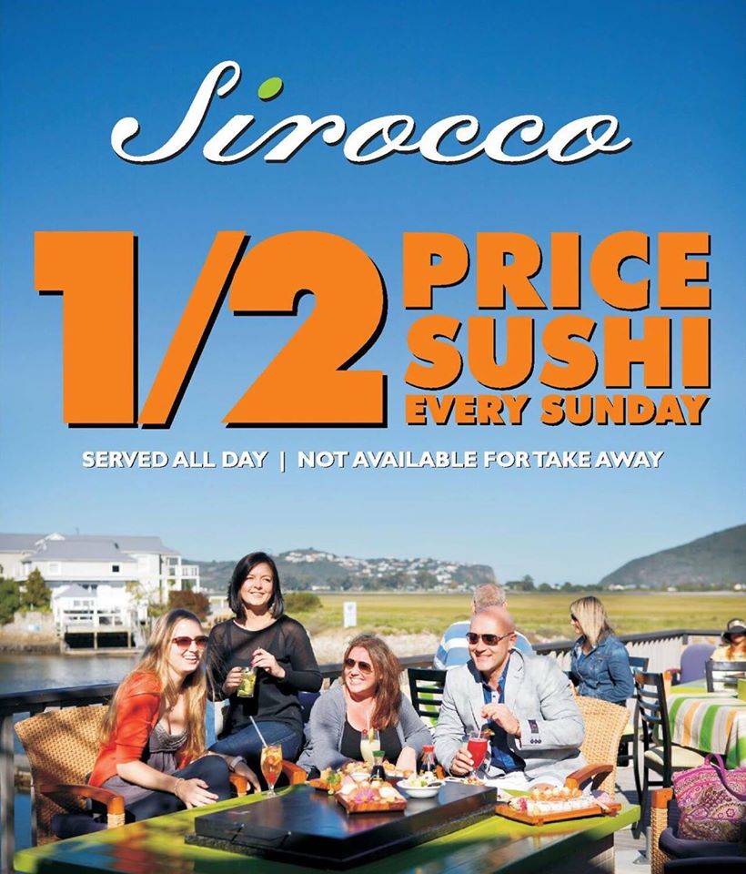 Half Price Sushi Special Sirocco