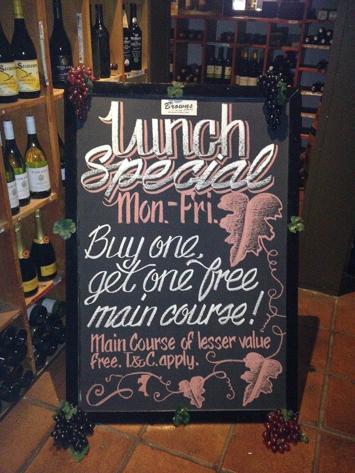 Lunch Special at Browns