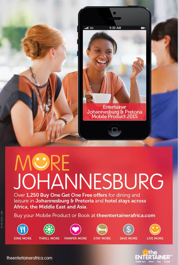 The Entertainer App 2015 Johannesburg