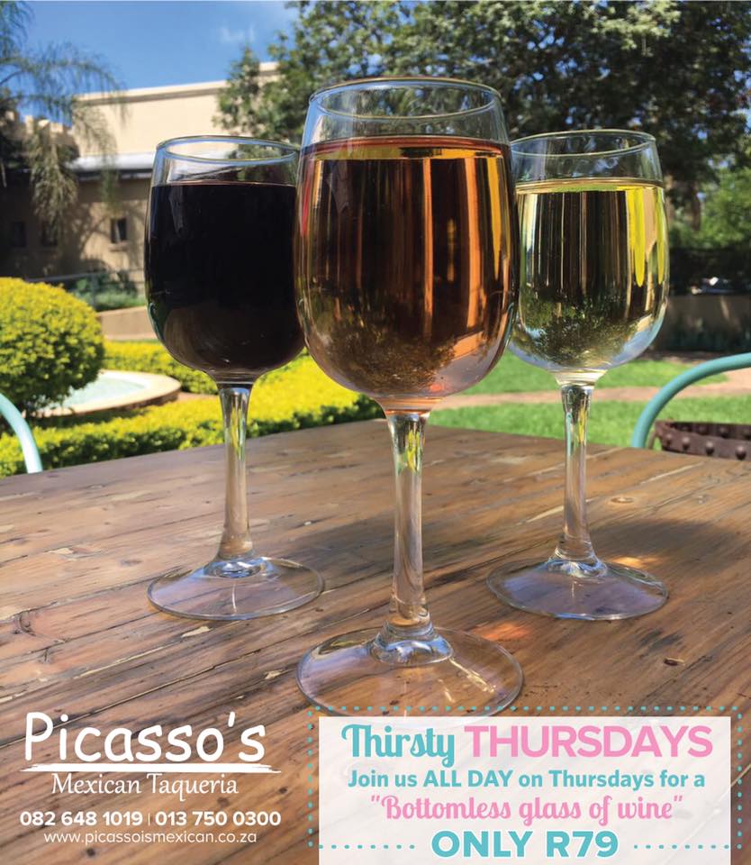Bottomless Wine Thursday Picasso's