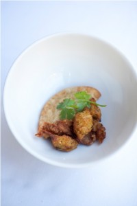 Onion Bhaji and Potato Samoosa