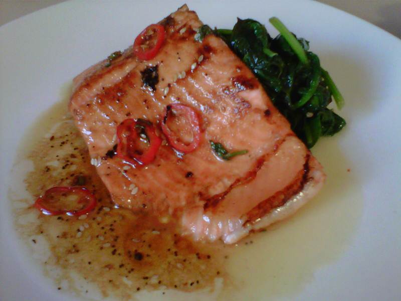 IMG00900-20111007-1306 Trout with Spinach