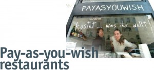 Pay as you wish Restaurant