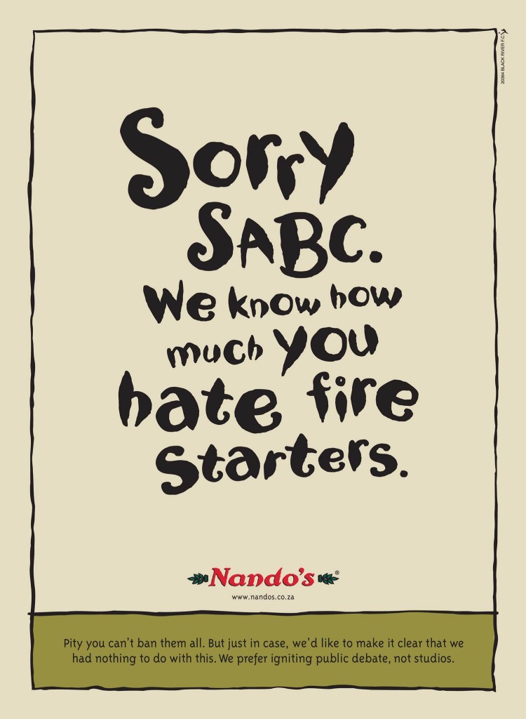 Nandos SABC response