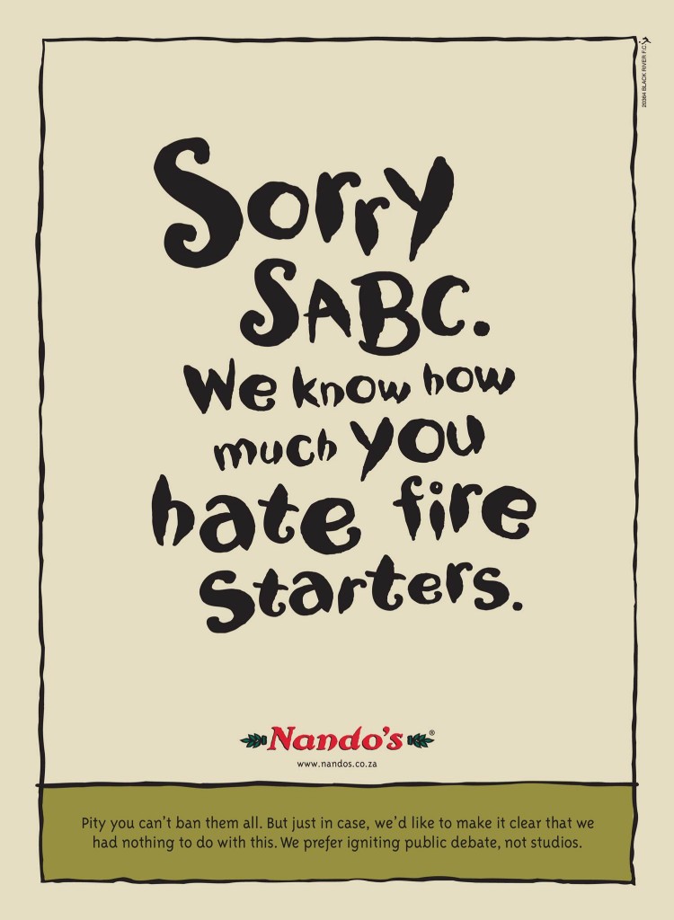 Nandos SABC response Nandos SABC response