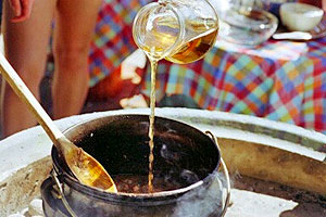 Karoo venison potjie