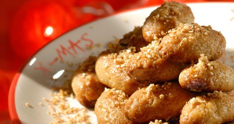 Greek honey-cinnamon-nut Christmas cookies R6.50 per item or R35 for 6