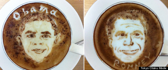 Obama Latte Art