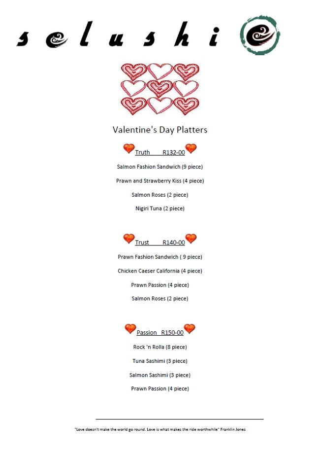 Salushi Valentine's Day