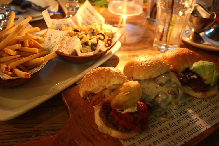 Burger Combo at Hudsons