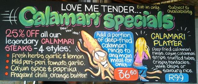 Calamari Specials