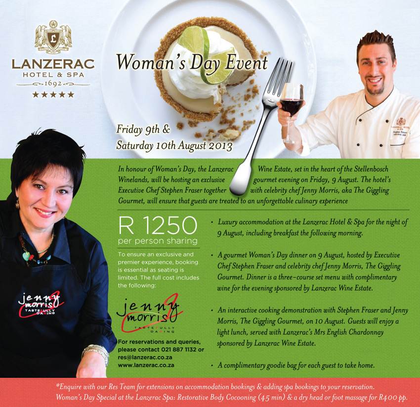 Lanzerac Woman's Day Event