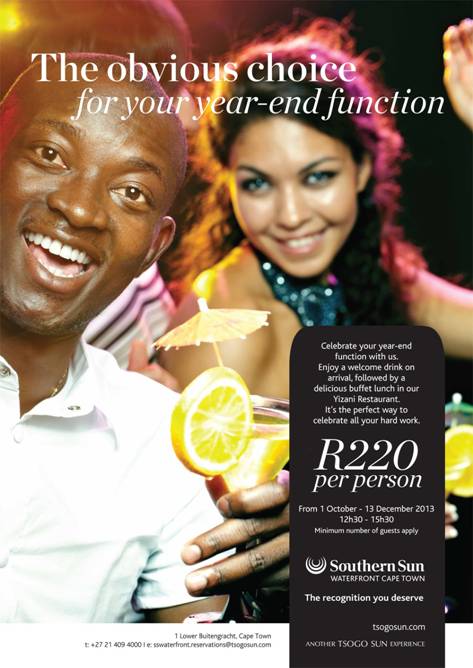 Venue Hire Tsogo Sun Yizani