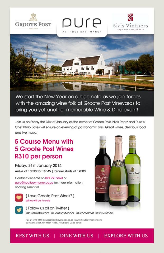Pure Wine Dine January
