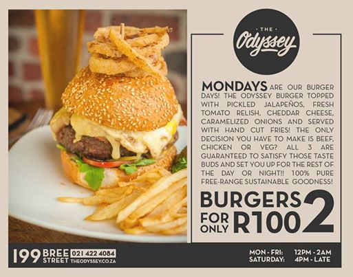 Monday Burger Special