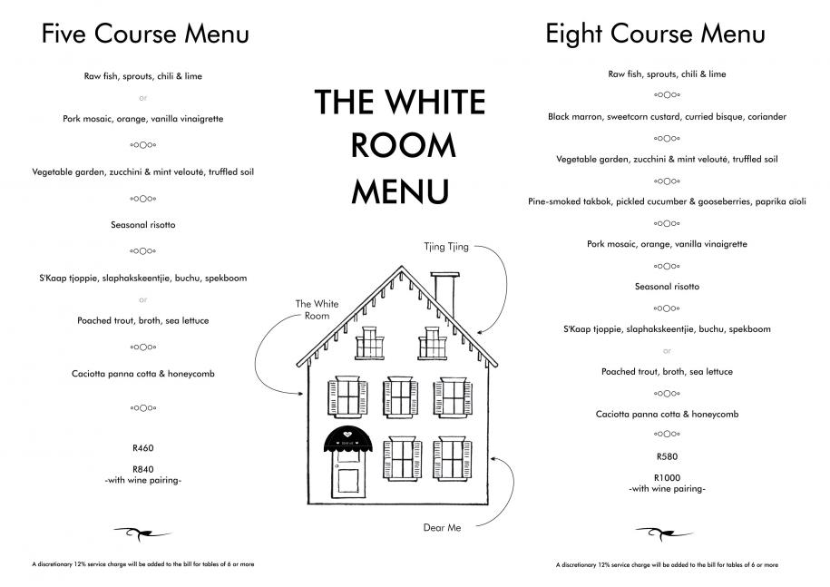 Fine dining Cape Town at The White Room