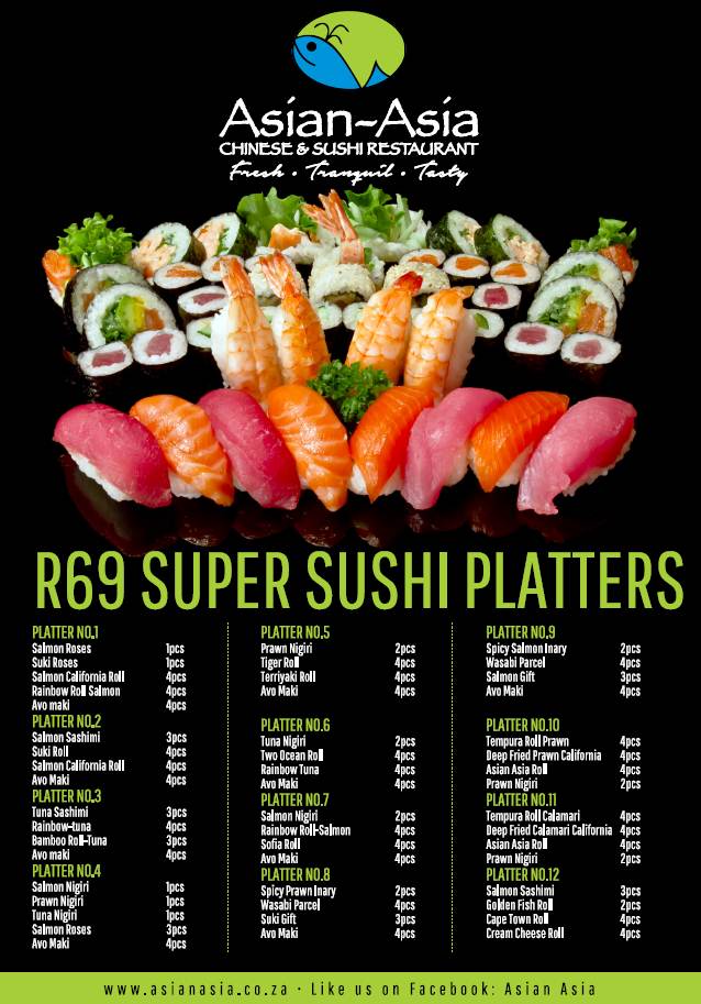 Asia Asia Sushi Platters