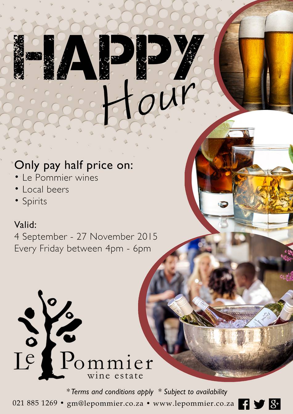 Happy Hour at Le Pommier