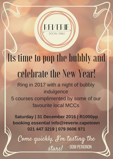 New Years Eve 2016 Dinner