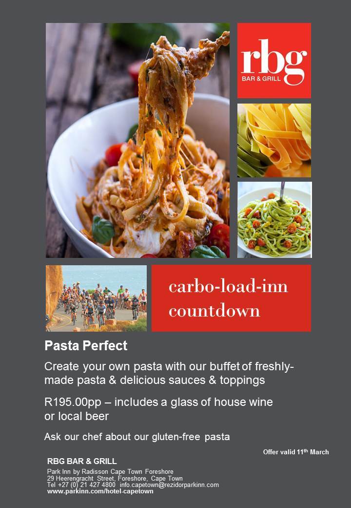 CT cycle tour - Menu (11 March)