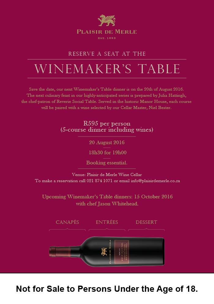 6425 Plaisir De Merle Winemakers Table Flyer 210x148 A5_V2_120dpi