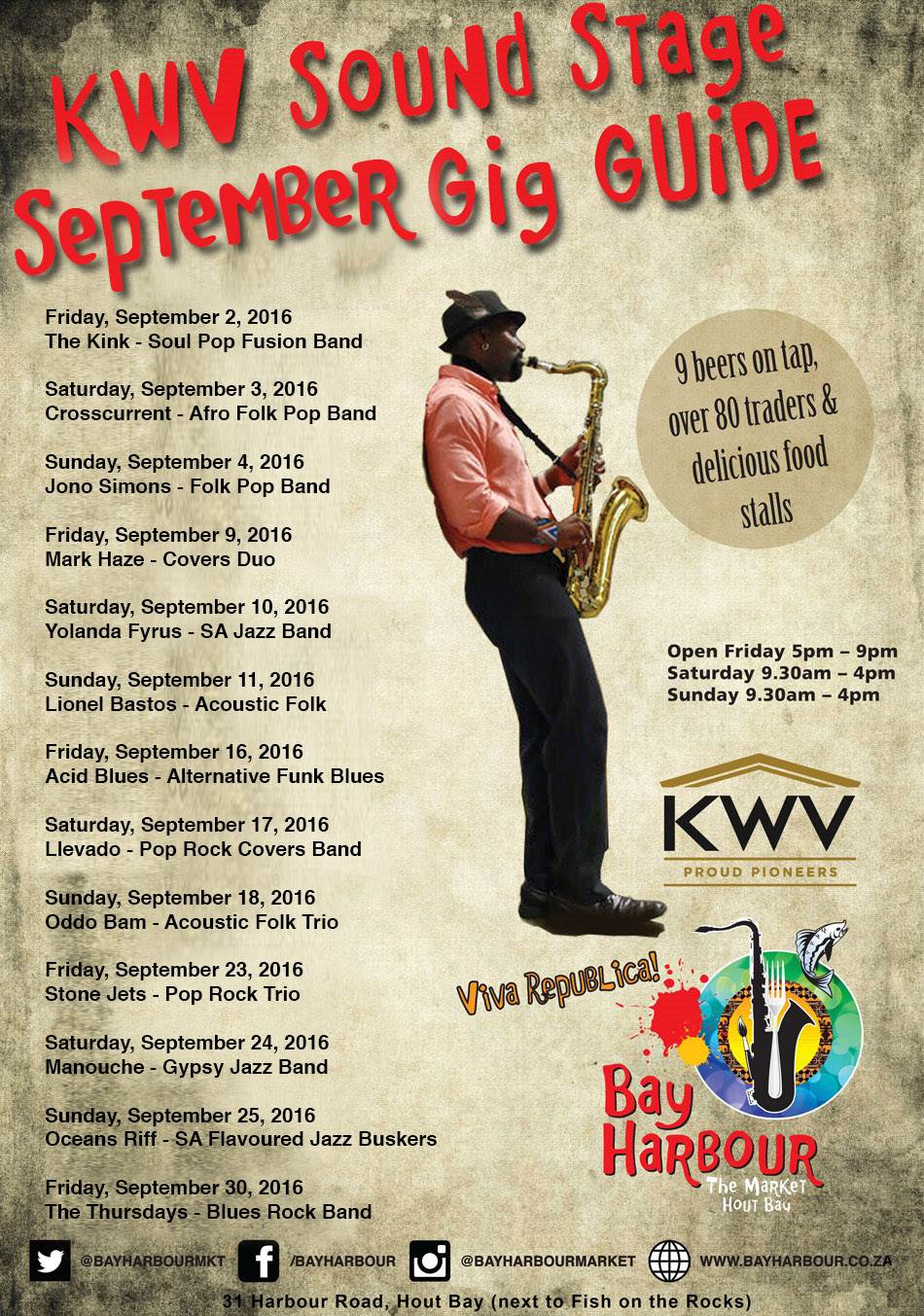 September Bay harbour poster