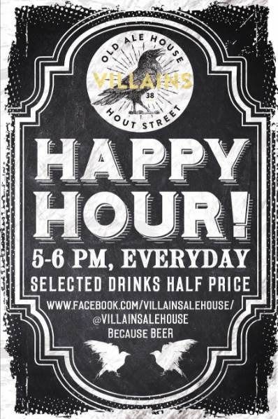 Happy Hour Villains Ale House