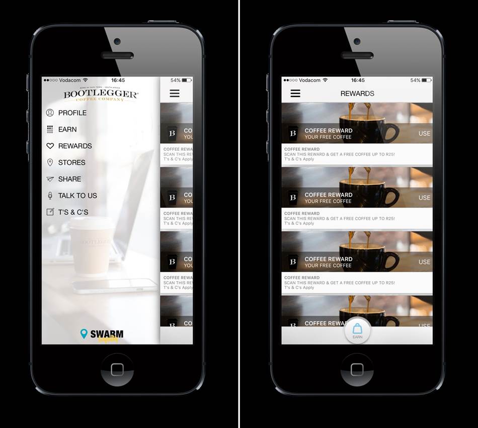 Bootlegger loyalty app - Image 2-horz