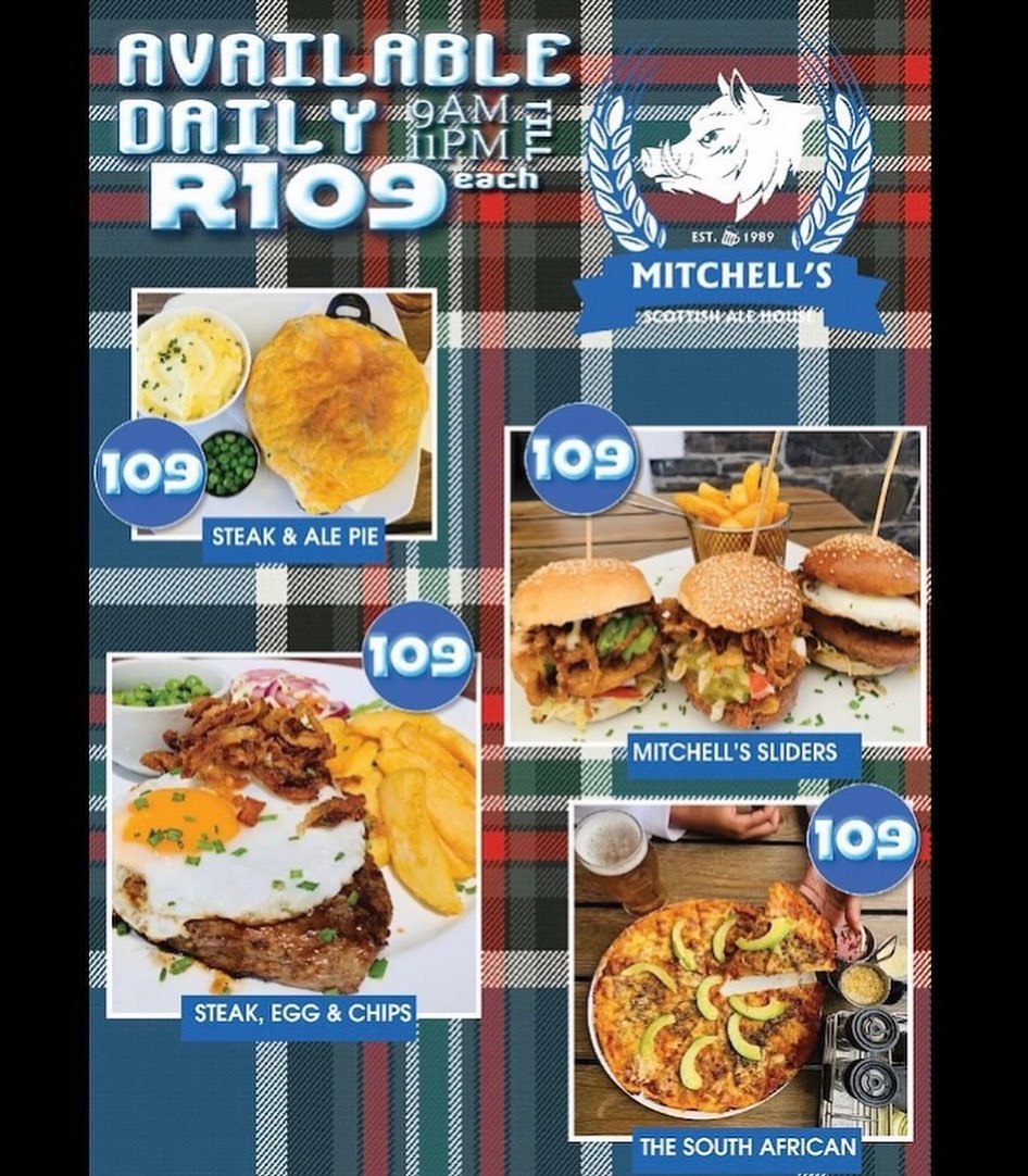 R109 Specials at Mitchell's Scottish Ale House