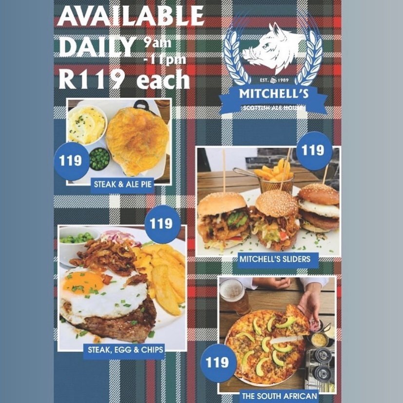 R119 Specials at Mitchell's Scottish Ale House