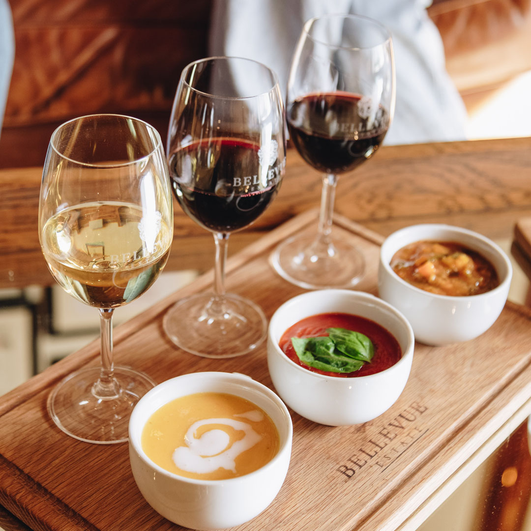 Enjoy Bellevue Wine Estate's Exquisite Wine & Soup Pairings