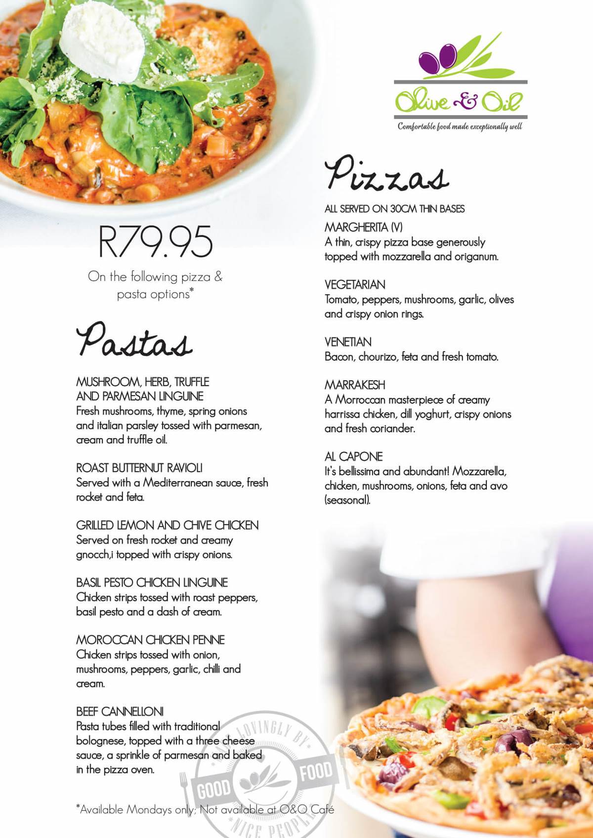 olivepastamenunocrop Durban Restaurants FoodBlogDBN