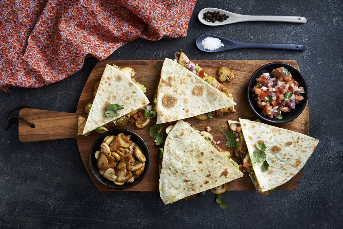 Mushroom & Chicken Quesadilla Recipe Durban Restaurants FoodBlogDBN