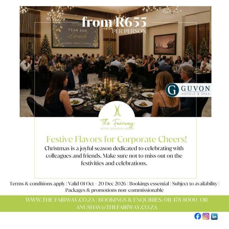 Celebrate the year-end in style with The Fairway Hotel, Spa & Golf Resort