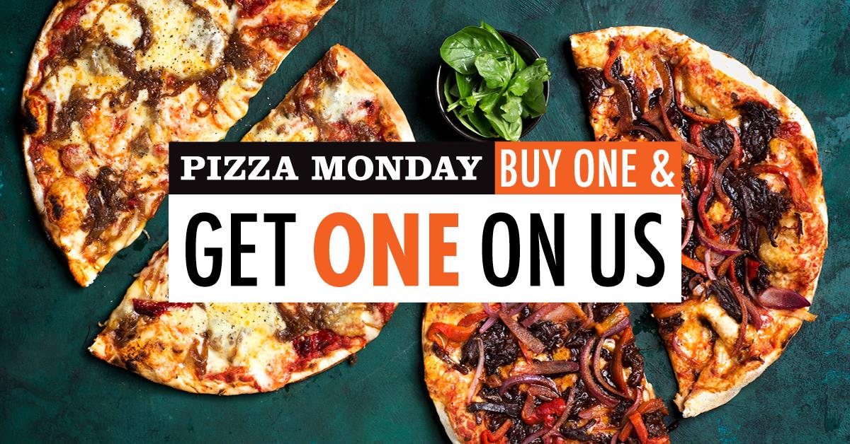 Don’t miss out on the Monday two for one special at Col’Cacchio Pizzeria
