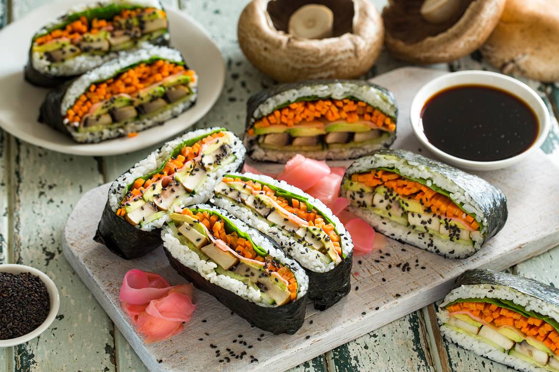 Portabello Onigirazu Recipe