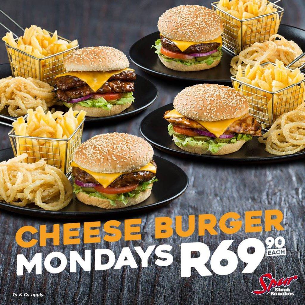Cheese the Day with Spur’s Monday Burger Special