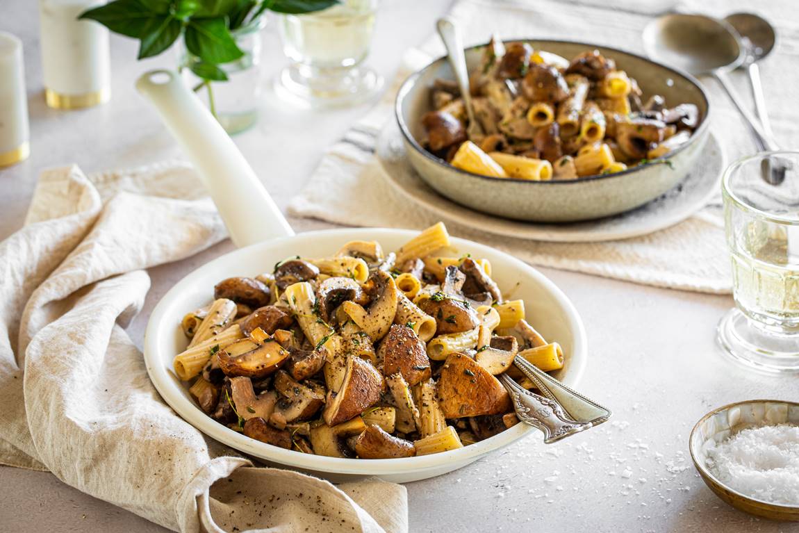 Umami Mushroom Rigatoni Recipe