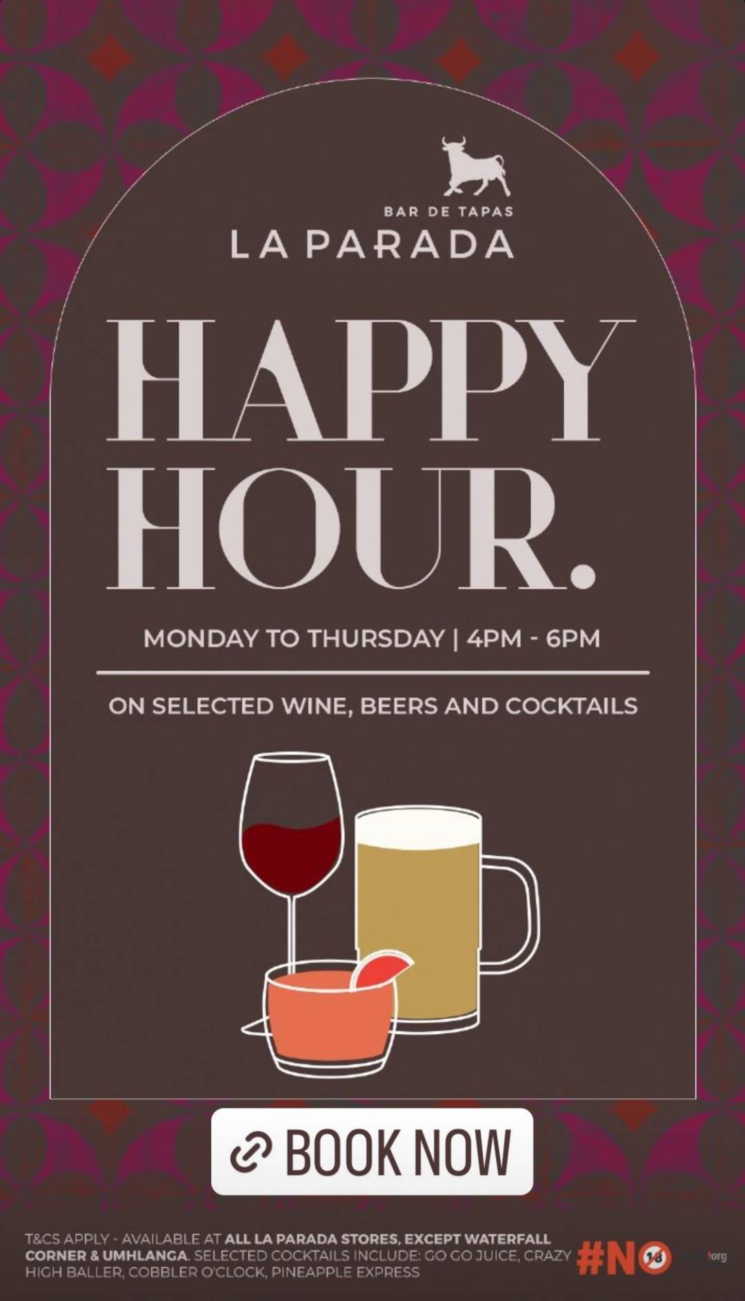 Irresistible Happy Hour Specials at La Parada