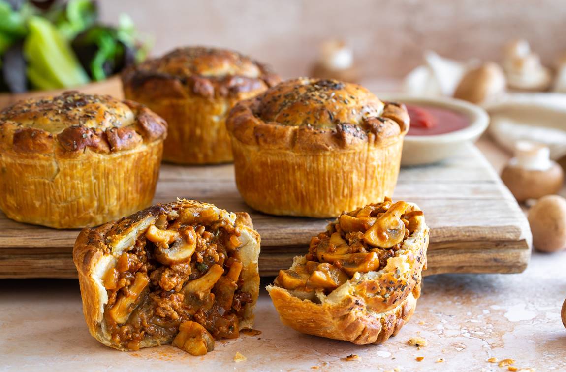 Our favourite Mince & Mushroom Pie Recipe