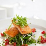 Salmon Salad at Harvest at Laborie