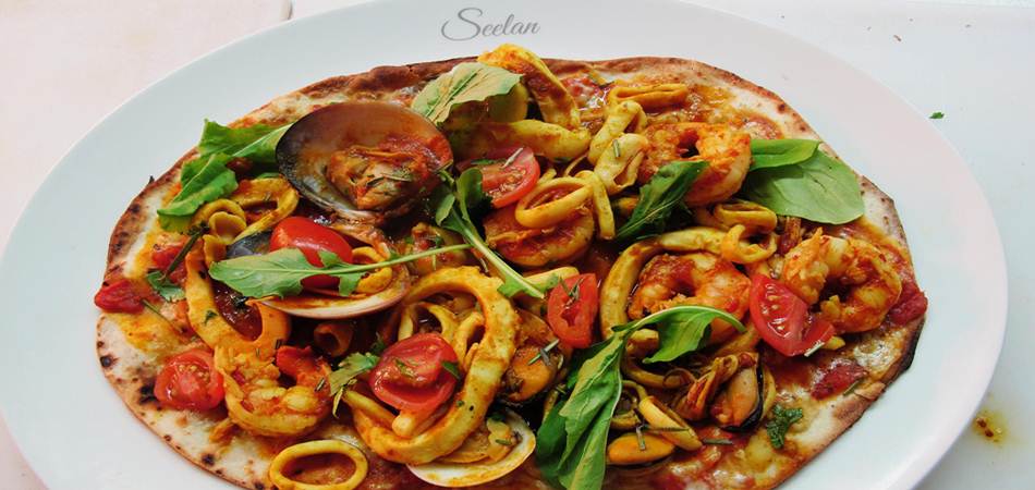 Seafood Pizza at the V&A Waterfront