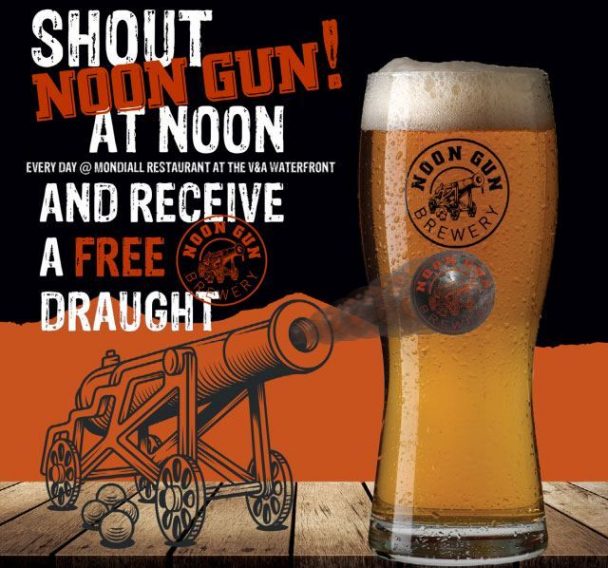 Free Noon Gun Craft Beer Special at Mondiall