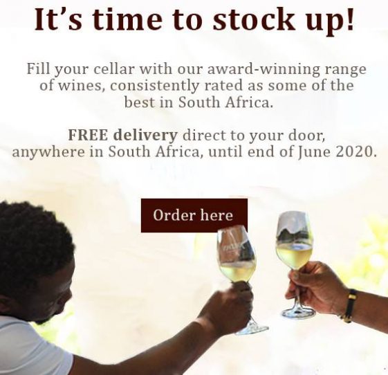 R79 Wine Promotion with Jordan Wine Estate