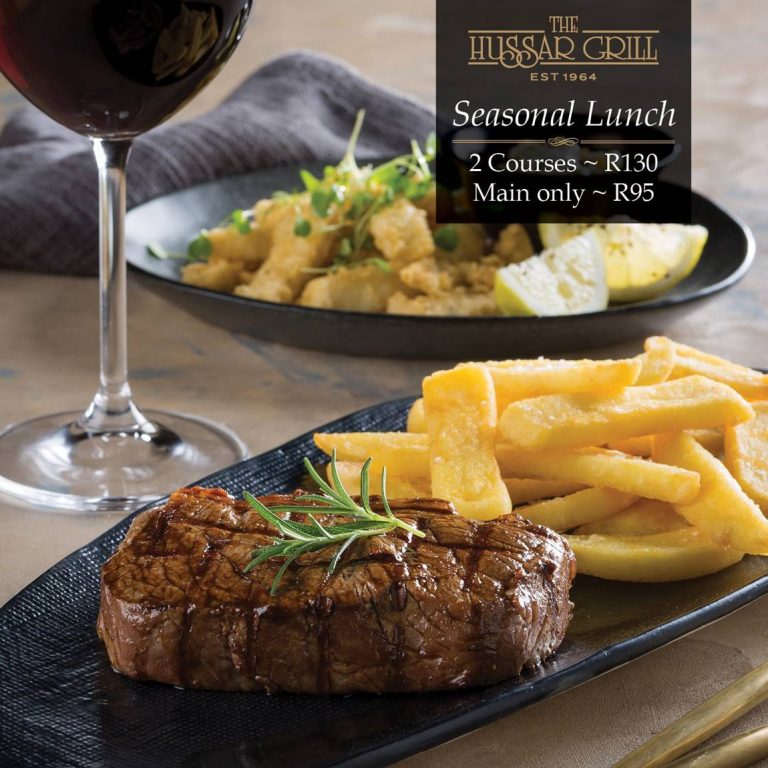Seasonal 2 Course Lunch from R95 at The Hussar Grill