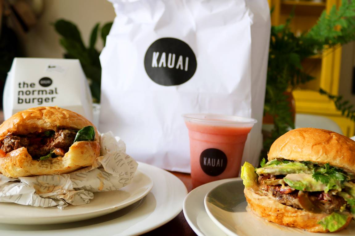 The Normal Burger by Kauai – super cheeky, super delicious.