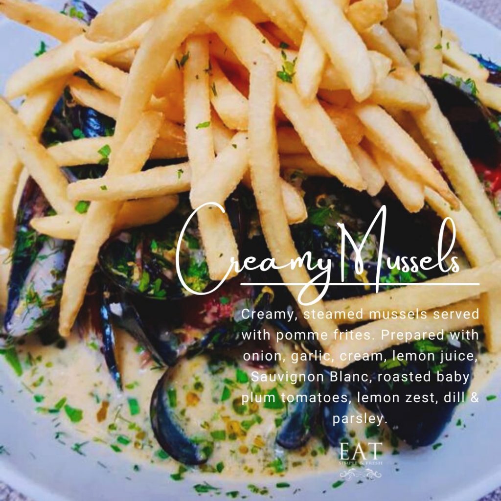 New Mussel & Pomme Frite Special at Hout Bay Manor
