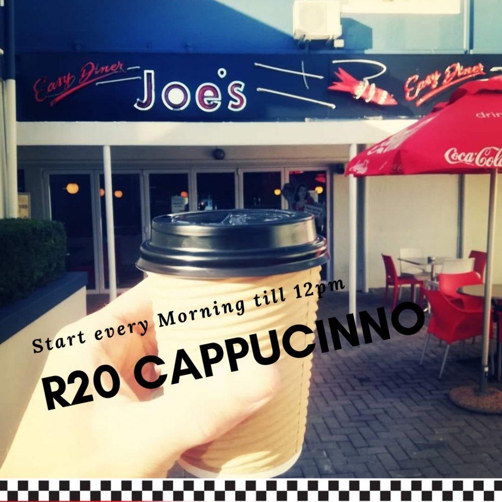 R20 Cappucinno Special at Joe's Easy Diner