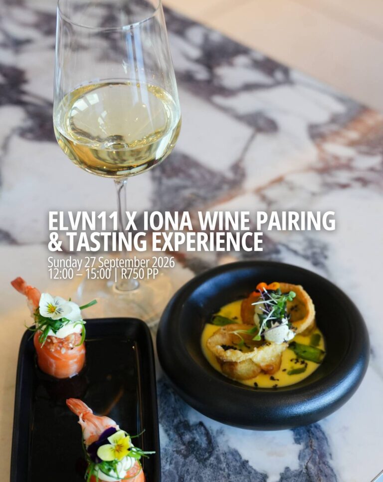Four Courses, IONA Wines and Rooftop Views: the ELVN11 × IONA Wines Pairing Lunch at Radisson Hotel Cape Town